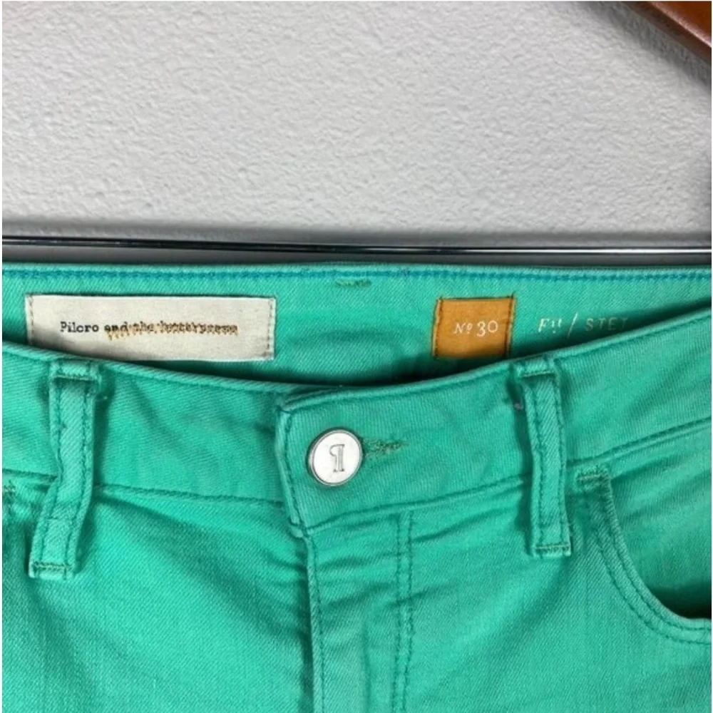 Anthropologie Pilcro letterpress mint cropped jean - Picture 6 of 6